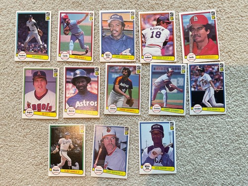1982 donruss cards - 1982, 13