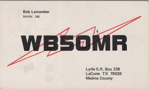 Amateur ham radio qsl postcard - radio,